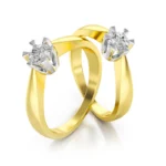 Diamantový zásnubný prsteň Grand z kolekcie Dream rings zo žltého zlata s diamantom 0,15ct, 14k