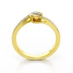 Diamantový prsteň Monarch z kolekcie Dream rings zo žltého zlata s diamantami 0,35ct, 14k