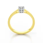 Diamantový zásnubný prsteň Mirage z kolekcie Dream rings zo žltého zlata s diamantom 0,09ct, 14k