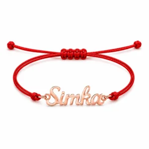 Šnúrkový náramok s menom
