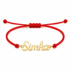 Šnúrkový náramok s menom
