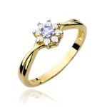 Diamantový prsteň Florabelle s tanzanitom