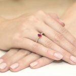Diamantový prsteň Fidelia s rubínom