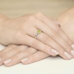 Diamantový prsteň Devina s olivínom