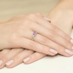Diamantový prsteň Rayna s ametystom
