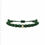 Šnúrkový náramok Malachite Pure
