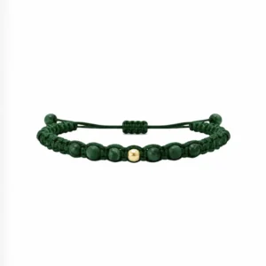 Šnúrkový náramok Malachite Pure