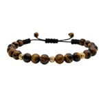 Šnúrkový náramok Tiger eye elegance