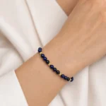 Šnúrkový náramok Blue Horizon z modrého tigrieho oka