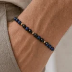 Šnúrkový náramok Blue Horizon z modrého tigrieho oka
